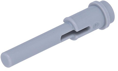 50 x LEGO® Technik, Pin 1/2 mit 2L Stangenverlängerung Hellgrau