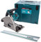 Makita 18V Brushless Plunge Saw, Cordless, Makita Drill, Power Tools Combo Kits with MAKPAC Case + 1.5M Guide Rail