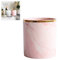 COMTERVI Nordic Keramik Marmor Aufbewahrungseimer Make-up Pinsel Aufbewahrungsrohr Desktop Schreibwaren Stifthalter Haushalt Dekoration (Rosa)