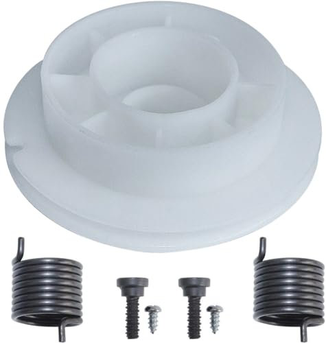 Puleggia di Avviamento per Husqvarna 435 445 450 340 345 350, AUMEL Puleggia Avviamento con Molla e Viti Parti di Ricambio Motoseghe Durevoli Recoil Starter Pulley Accessorio