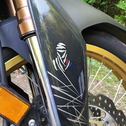 labelbike - Adesivi resina gel 3D Protezioni Parafango anteriore moto compatibili con Honda Africa Twin 1000 2016-2019