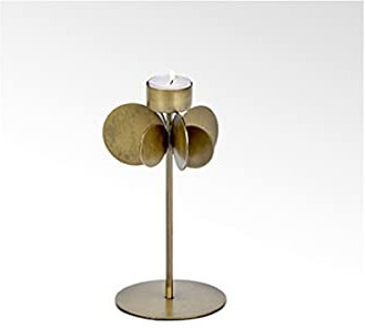 Lambert - Teelichthalter - Hervee - Eisen - Farbe : Bronze - (ØxH) 10,5 x 22 cm