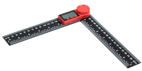 Amtech - Digital Angle Finder with Ruler, LED Display 0 360°, For Flooring, Tiling and Trim Work, 200 mm