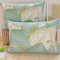 PETTI Artigiani Italiani - Coppia di Federe Cuscino 50x80 cm in Microfibra, Cuscini Arredo Camera da Letto, Divano, Salotto, Set 2 Fodere Copricuscino, Federa Tropical Celeste O, 100% Made in Italy
