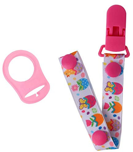 OKwife Baby Schnuller Kette mit Halter Clip Adapter für MAM Ringe Schnuller Leinenriemen