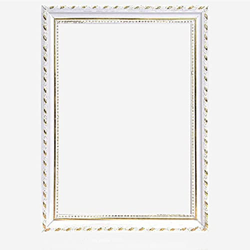 Cadres photo 40 cm x 50 cm, cadres muraux pour peinture diamant, cadre de peinture sur toile, cadre pour affiche, cadre photo or blanc