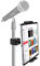 woleyi Support Tablette Microphone, Support Fixation Tablet Pied de Micro Musique [Rotation 360°& Stable] pour iPad Pro 12.9 Air Mini, iPhone, Galaxy, Lenovo, Fire More 4-13 Téléphones Tablettes