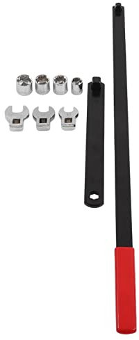 Ensemble d'outils pour courroie serpentine, clé à courroie tendeur, 10 pièces/ensemble d'outils tendeur de courroie serpentine à cliquet ensemble poignée d'entraînement clé à douille outils de réparat