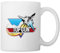 Spreadshirt Top Gun Kampfjet Logo Tasse, One size, Weiß