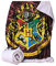 Harry Potter Hogwarts-Wappen-Überwurf, 100 x 150 cm, Braun