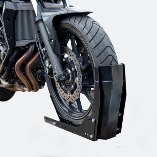 Xtron Bikewear New Front Wheel Chock Extra heavy duty Motorbike front Motorcycle paddock stand