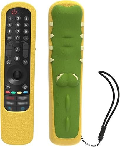 SIKAI CASE Custodia Telecomando per LG MR21GA MR21GC MR22GN MR23GN,Guscio Telecomando per LG QNED Smart TV Telecomando Protettiva Cover Cassa Copertura LG 2022/2023 Magic Remote Control (Crocodile)