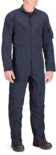 Propper Men's Poly Cotton Twill 27/P Flyers Coverall Jumpsuit, Dark Navy, X-Large Long