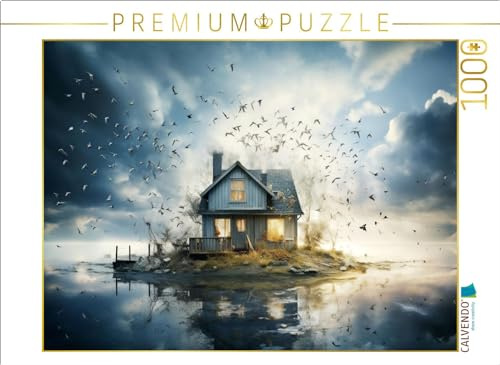 Puzzle · EIN Motiv aus dem Kalender Unheimliche Behausungen | Das Vogelhaus · 1000 Teile · Lege-Größe 64 × 48 cm · CALVENDO Puzzle