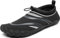Mishansha Badeschuhe Herren Damen Wasserschuhe Atmungsaktive Schnell Trocknend Schwimmschuhe rutschfeste Leicht Barfußschuhe fur Männer Frauen, Krähen Schwarz, 38 EU