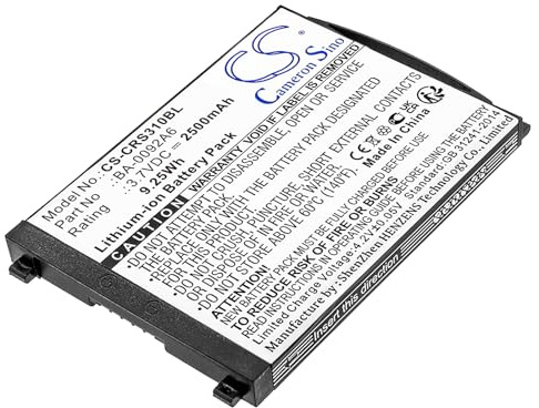 TCTK Akku 2500mAh Kompatibel mit [CipherLab] RS31 Ersetzt BA-0092A6, BA-0093A0
