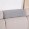 HOMEYA - Funda para cojin de Sofa, Protector de cojin de Asiento Ajustable con Elastica, Tela de Poliester (Gris Claro, Reposo Cabeza - 50x30x20)