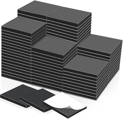 100 Stück Magnet Klebepads, 20x20x2mm Magnete zum Kleben Magnetband Selbstklebend, Starke Magnete für Magnettafel,Klebemagnete Stark, Magnetplättchen Selbstklebend, Kühlschrankmagnete für Whiteboard