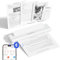 MUNBYN ITP02 Impresora Portátil, Impresora Termica A4 Bluetooth, Compatible con Papel Térmico A4/4''/3''/2'', Impresoras de Viaje Móviles Inalámbricas para Viajar, Doméstico, Oficina, Blanco