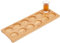 NBEADS 12-Slot Tequila Shot Glasses Serving Tray, 4.8cm Slot Wood Tequila Shot Board Round Slot Bar Display Shot Holder for Drinking Serving Display Storage Party Bar Club Restaurant