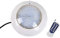 NIGORIY Foco Piscina LED, Luces Subacuáticas para Piscina, 12V 45W, 3000LM, IP68, Control Remoto, RGB, Blanco, 26x6cm