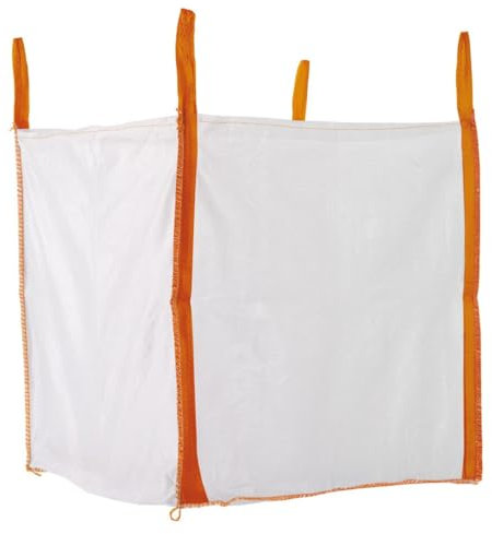 Big Bag 90x90x110 cm mit 4 Schlaufen und Einfüllschürze, 1500 KG Bruchlast DIN EN ISO 21898 (3 Stück)