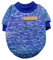 Hundepullover, klassisch, warm, Haustierpullover, Strickwaren, warmer Hunde-Pyjama für kleine Hunde, Welpen, Winter, Hunde-Sweatshirt, Haustierkleidung für große Hunde (Blau, XXL)