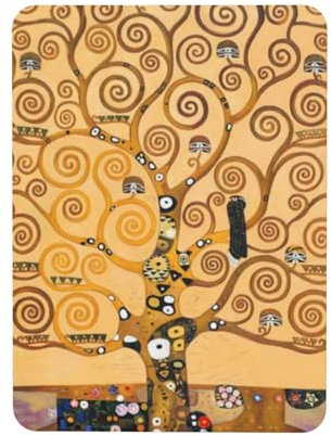 WSHFFILO Magnete rettangolare stampato albero della vita morbido magnetico frigorifero adesivi