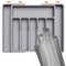 Organisateur de couverts réglable avec doublure antidérapante 45 x 150 cm - Range-couverts extensible pour tiroir, séparateurs en plastique pour ustensiles de cuisine, idéal pour armoires et tiroirs