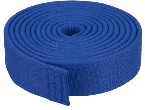 PATIKIL Taekwondo Farbiger Ranggürtel,x,ft m, Polyester Kampfkunst Judo Karate Gürtel für Trainer Unterricht Praxis, Schwarz;