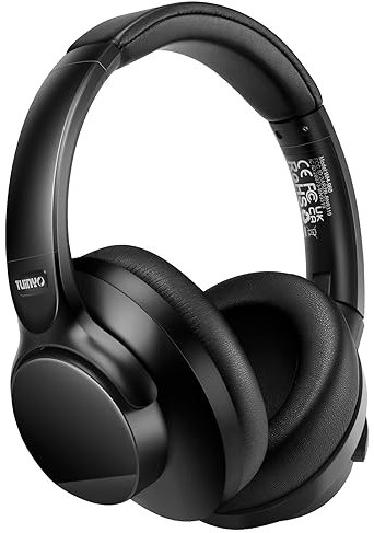 TUINYO Wireless Headphones - Noise Cancelling Over Ear Bluetooth Headphones with 60H Playtime, Deep Bass Hi-Fi Stereo Sound & Comfortable Earpads for Travel, Home and Office