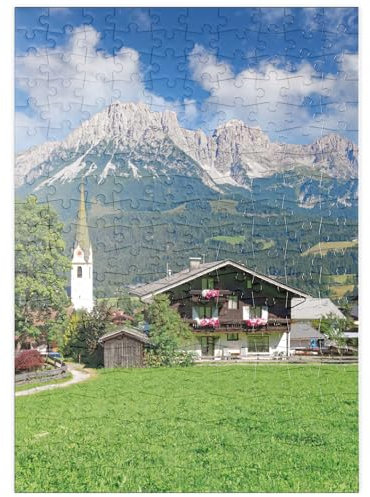 MyPuzzle Ellmau am Wilden Kaiser in Tirol, Österreich - Premium 200 Teile Puzzle - MyPuzzle Sonderkollektion von Starnberger Spiele