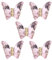 Hangsu Nail Stickers,1Bag Butterfly Rhinestones 3D Fashionable Craft Accessories Embellishment for Decoration