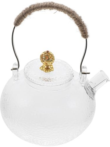 MAGICLULU Théière Traditionnelle en Verre Théière Chinoise Résistante à La Chaleur 700 Ml