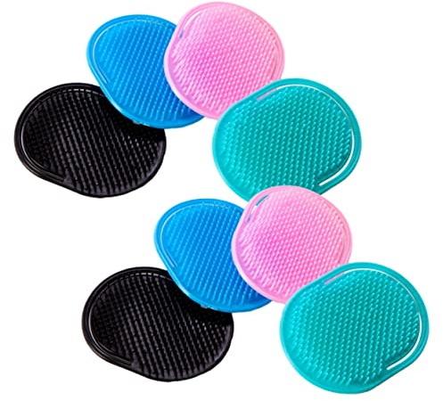 Massagekamm 12 Stück für Haarwäsche aus Kunststoff Zuhause | Haare Reinigen, Bequeme Anwendung, Schuppen Entfernen, für Kopfhautmassage, Haushalt und Salon