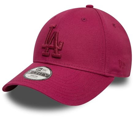 New Era Los Angeles Dodgers MLB Baseball Cap Kappe Kinder Junge Mädchen verstellbar LA rot pink - Child