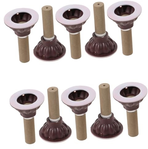 TOPPERFUN Handgefertigte Moxa Stäbchen 50 Stück Mit Basis Effektive Moxibustionsstäbe Aus Natürlichem Material Vielseitiges Moxa Zubehör Für Zuhause Zur Entspannung Und Meridianmassage