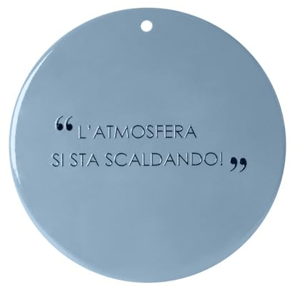 Sottopentola in ceramica blu 20 cm scritta Quotes