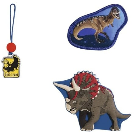 Step by Step Magic Mags Schleich® Dinosaurs „Triceratops“, 3-teilig, 2 Magnet-Applikationen und 1 Anhänger, Dinosaurier, für die 1. bis 4. Klasse