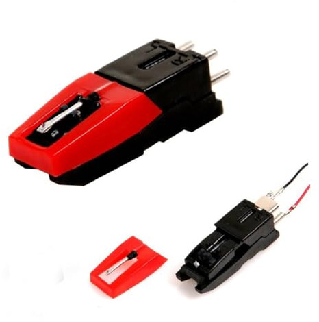 LIGIGWASH Nadelstift mit Konischer Form aus Kunststoff für Plattenspieler mit Verbessertem Bass Ersatznadel Geeignet als Zubehör für Schallplattenspieler für Grammophonplatten