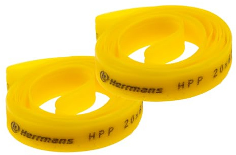 Generisch HPP Lot de 2 bandes de jante 28 jusqu'à 8 bar 20/622-635 Jaune