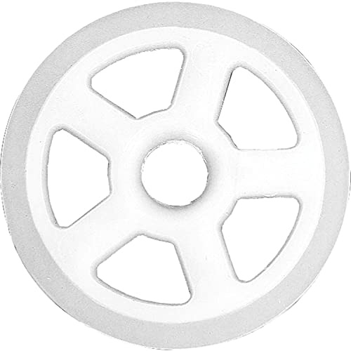 Apolo Mea Celo Dämmstoffteller DST 50mm für Dämmstoffdübel, Nageldübel und Schrauben zur Dämmstoffbefestigung, Nylon grau - 250 Stück