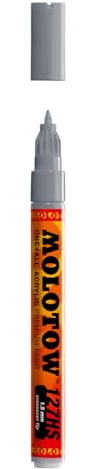 Molotow ONE4ALL Acrylic Paint Marker, 1.5mm, Cool Grey Pastel, 1 Each (127.418)