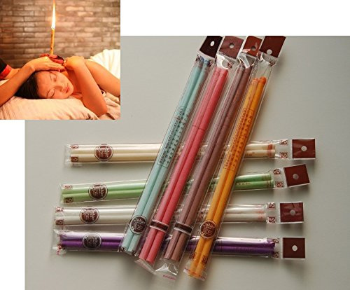 20 x Reichswald Kerze Ohrthermometer Ear Candle Hat die Bienenwachs Entspannung hopi-Volkes Ohrstecker Ohrkerze Ohren Set