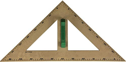 WISSNER aktiv lernen - Tafel Zeichengeräte Rechter Winkel 45° 60 cm - RE-Wood