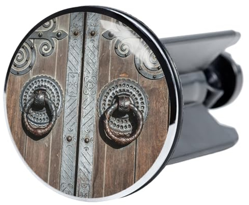 Sanilo Waschbeckenstöpsel Door, schöner Stöpsel für das Waschbecken, universal mit Motiv