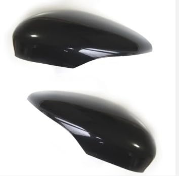 UNDERGROUND PARTS Left Passenger & Right Drivers Side Mirror Caps Covers Panther Black for Ford Fiesta mk7 2008-2017