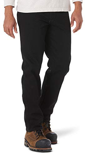 Rustler Men's Classic Regular Fit Jean,Coal Black,32W x 30L