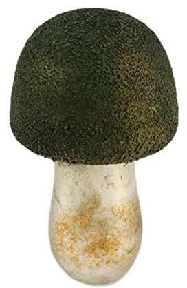 Werner Voss GmbH 2 St. Glas Pilze Antiksilber Grün 13cm Weihnachten Dekoration Herbst Deko Country Home Landhaus Wald