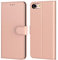 AURSTOR Aurstore Etui Coque pour Iphone Se 2020,Iphone 8,Coque Iphone 7,Protection Housse en Cuir PU Portefeuille,[Ranges Cartes],[Languette Magnétique] pour (Iphone 7/8 (4,7 Pouces), Rose Gold)